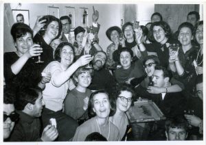 Gabicce 7 Marzo 1965 - Si festeggia in anticipo il compleanno di P.Raffaele. Il giorno dopo parte per il convento di Salsomaggiore.