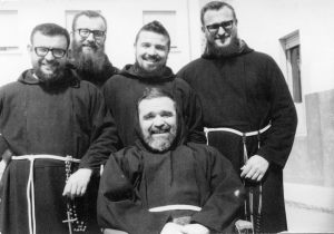 Salsomaggiore 1965 con i suoi confratelli (da sinistra) Agostino Alberto Alessandro e Fiorenzo